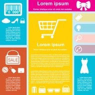 flat design user interface