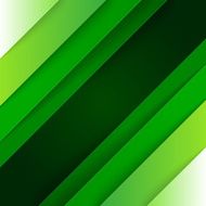 Abstract green paper triangle shapes background