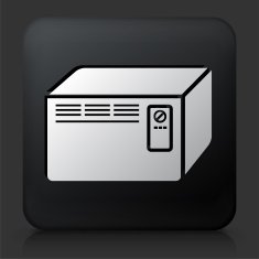 Black Square Button with Air Conditioner N3