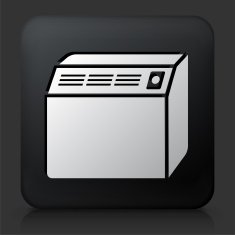 Black Square Button with Air Conditioner N4