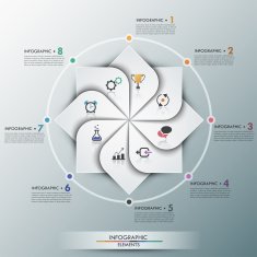 Modern Infographics Process Template N19