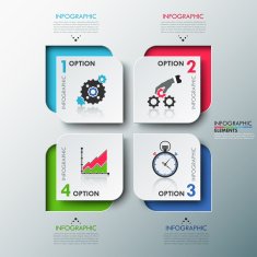 Modern Infographics Process Template N21