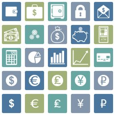 Vector Set of Finance Icons N7