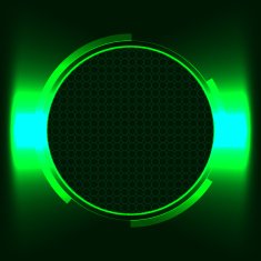 Futuristic text frame