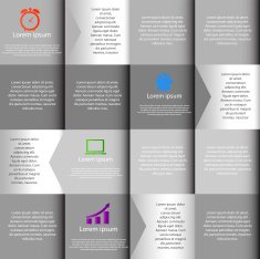 INFOGRAPHICS design elements vector illustration N203