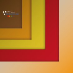 Abstract brown orange yellow and red crossing rectangle shapes background