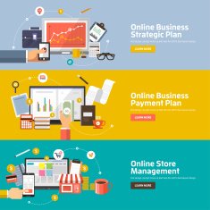 Flat design concepts N3