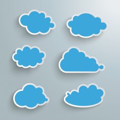 Blue Clouds Set PiAd