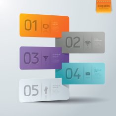 Infographics vector design template N362