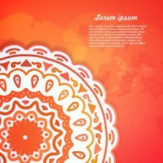 Abstract background of circular elements N4