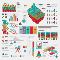 Flat UI Infographic Elements N6