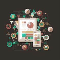 Infographic Elements - Smartphone & Tablet N3
