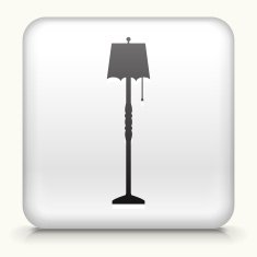 Square Button with Tall Floor Lamp