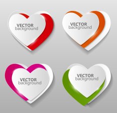 Collection of Origami Banners Template Vector Illustration N10