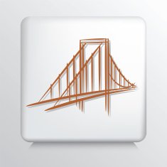 Square Architecture Real Estate Icon Bridge N2