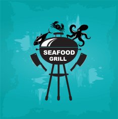 Seafood cafe menu grill N6