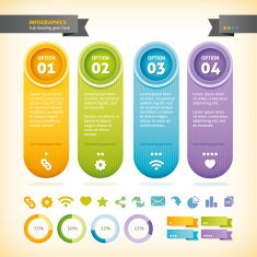 Infographic circles
