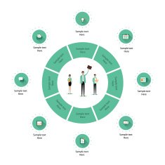 Business Infographics icon template