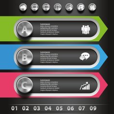 Toggle switch info graphics