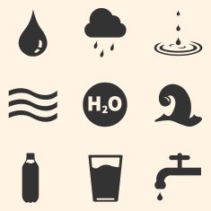 Vector Set of Water Icons N18