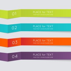 Abstract business info graphics template with icons N126