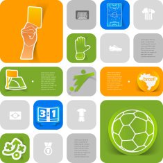 football soccer infographic N440