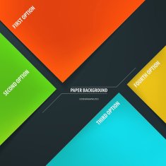 Abstract Paper Infographics N10