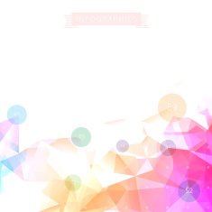 Low-poly infographics background N6