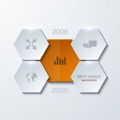 Vector modern infographic element design N4