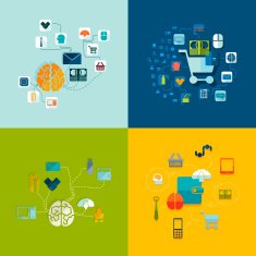 Set of business icons N138