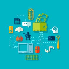 Set of business icons N141