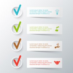 Vector stripes for infographic N3