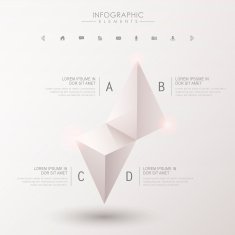 abstract 3d Pyramid infographics N3