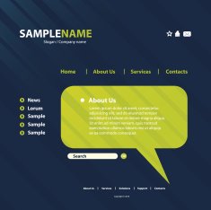 Website Template Vector N3