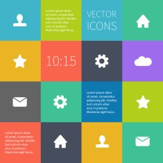 box infographic or user interface