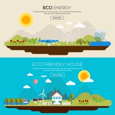 Flat Designed Banners Concept N2