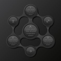 Metaball diagram Infographic elements N4