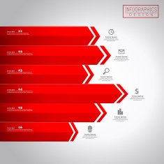 financial infographic template design N5