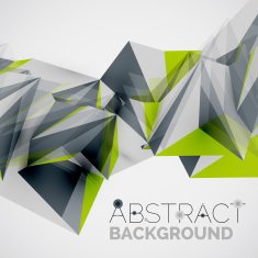 Geometric shapes in the air Vector abstract background N502