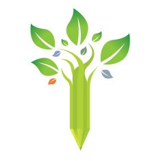 pencil combined with a tree N2