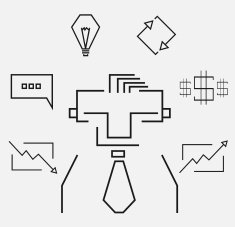 Sketch business line art