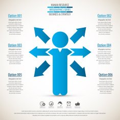 Business management strategy or human resource infographic N62