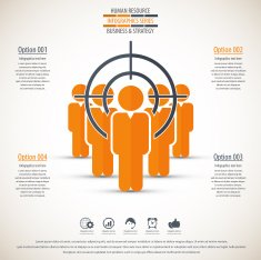 Business management strategy or human resource infographic N67