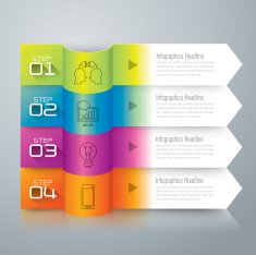 Infographic design vector and marketing icons N6