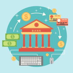 Online banking vector concept N2