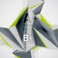 Geometric shapes in the air Vector abstract background N506
