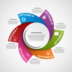 Abstract infographic design template N21