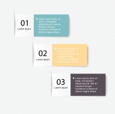 Vector colorful info graphics for your business presentations N364