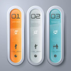 Infographics vector design template N368
