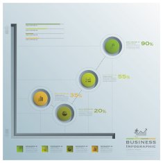 Business Infographic Graph Circle N2